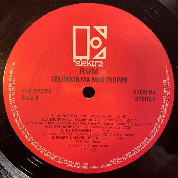 Rum (2) -Gelukkig Ma Non Troppo