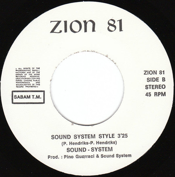 Sound-System - I Scared Myself