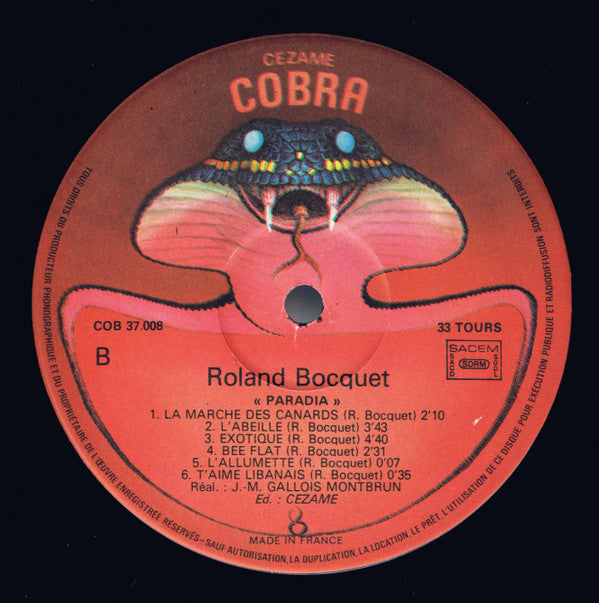 Roland Bocquet -Paradia