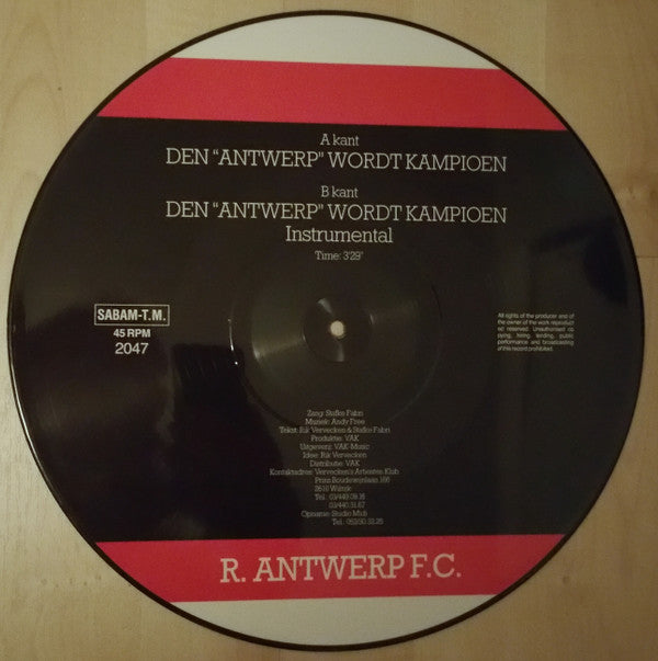 Stafke Fabri -Den "Antwerp" Wordt Kampioen