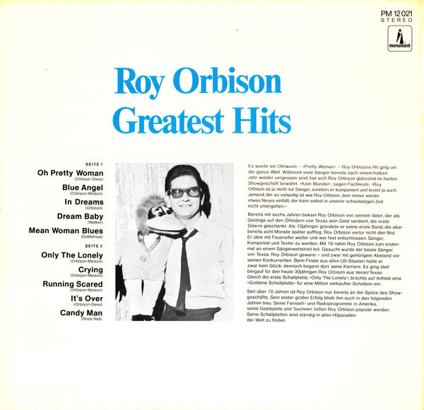 Roy Orbison -Greatest Hits