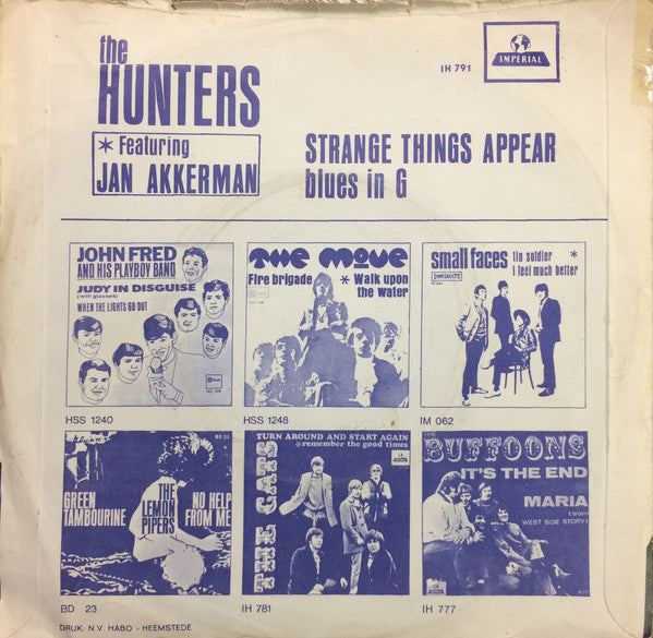 The Hunters (3) Featuring Jan Akkerman -Strange Things Appear