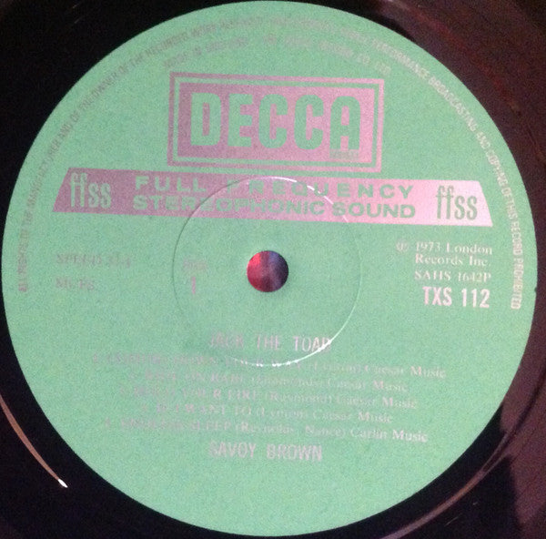 Savoy Brown -Jack The Toad