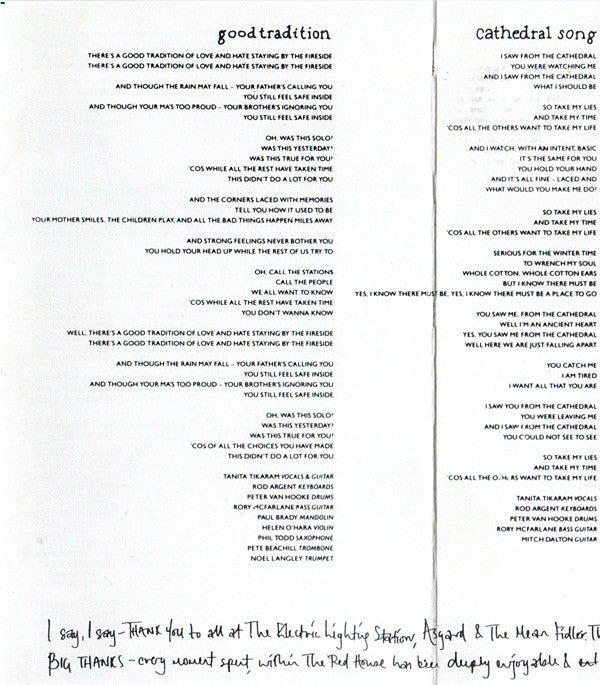 Tanita Tikaram -Ancient Heart