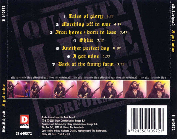 Motörhead - I Got Mine