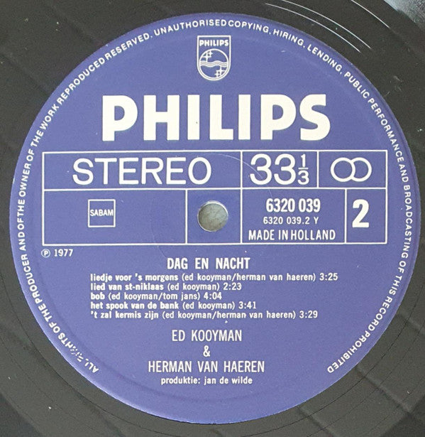Ed Kooyman & Herman Van Haeren -Dag En Nacht