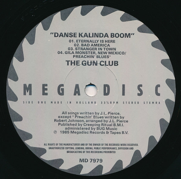 The Gun Club -Danse Kalinda Boom - Live In Pandora's Box