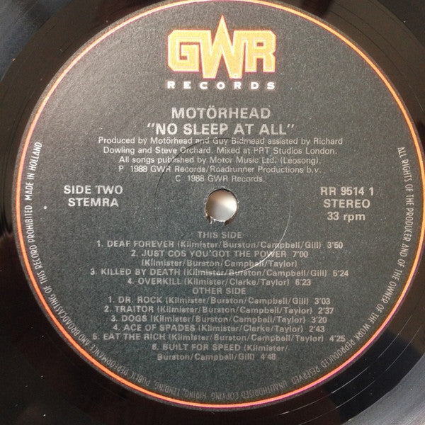 Motörhead - Nö Sleep At All