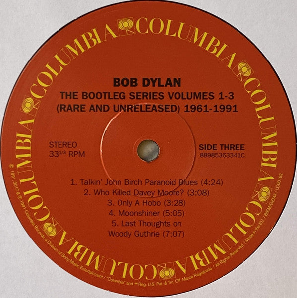Bob Dylan -The Bootleg Series Volumes 1 - 3 [Rare & Unreleased] 1961-1991
