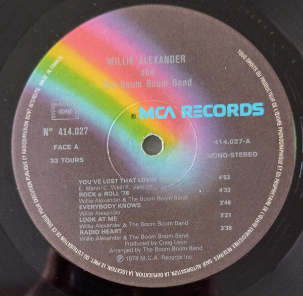 Willie Alexander & The Boom Boom Band -Willie Alexander & The Boom Boom Band