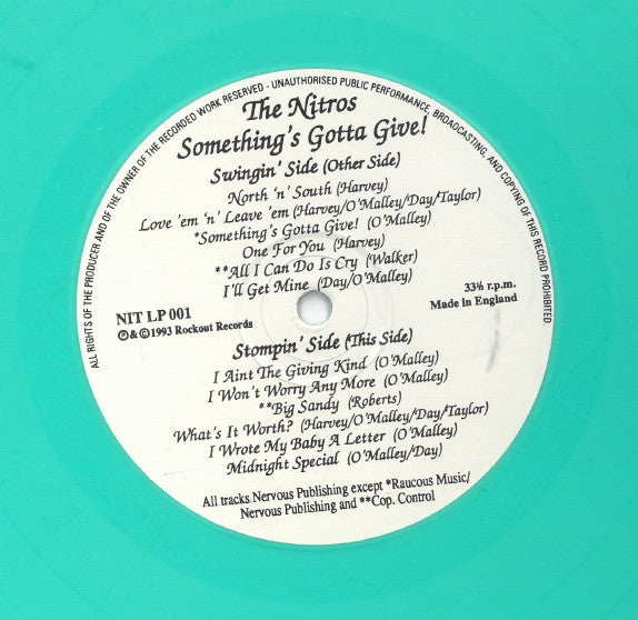 The Nitros -Something's Gotta Give