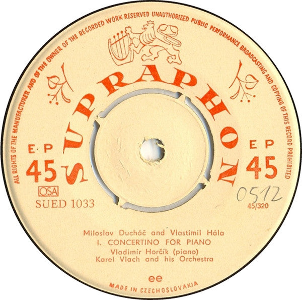 Karel Vlach And His Orchestra* - Hora Staccato