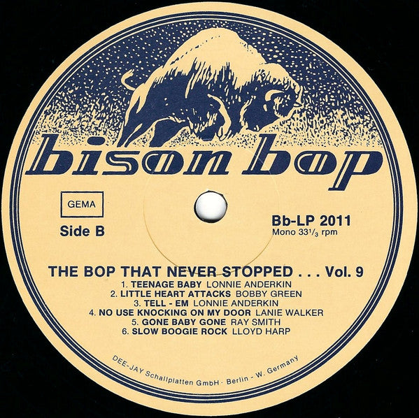 Various -Bison Bop: The Bop That Never Stopped - For A Real Rockin' Cat Volume 9