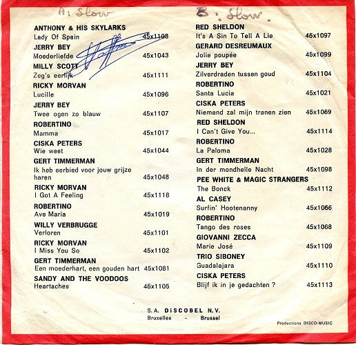 Red Sheldon -Don't Forsake / I Can't Give You...