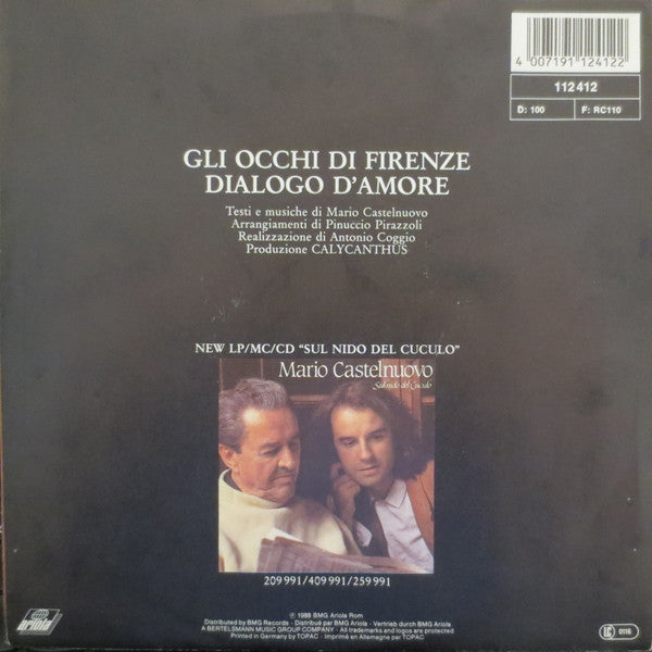 Mario Castelnuovo -Gli Occhi Di Firenze