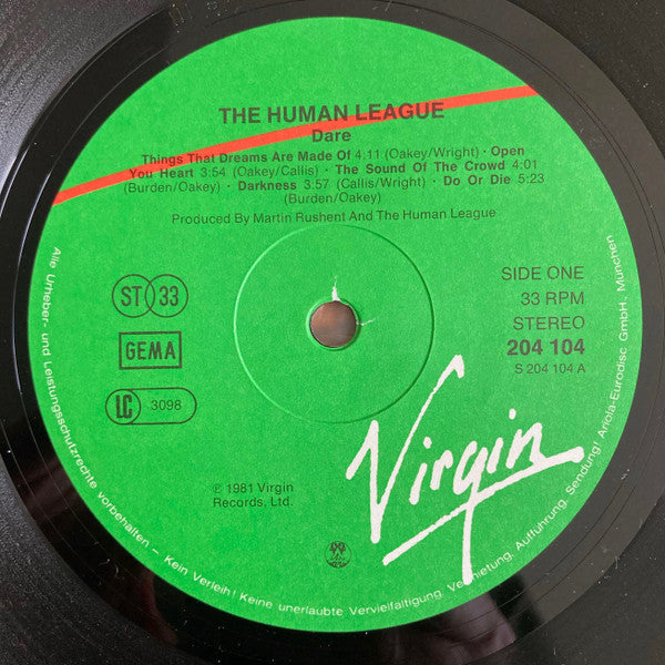 The Human League -Dare!