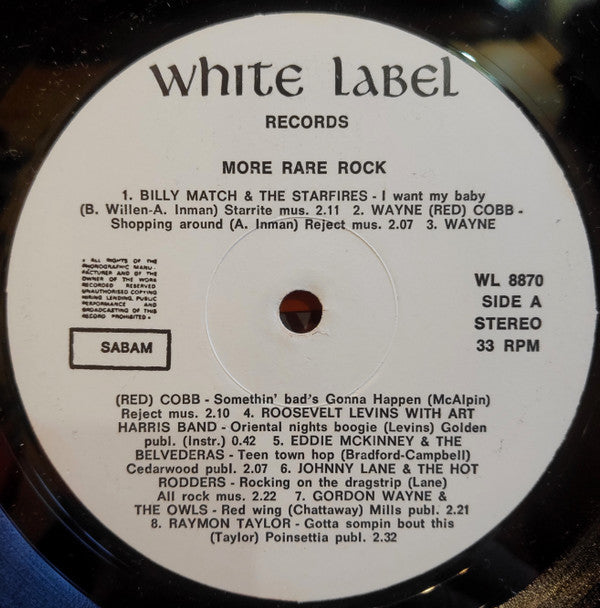 Various -More Rare Rock