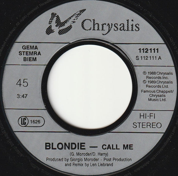 Blondie - Call Me (The Ben Liebrand Remix)