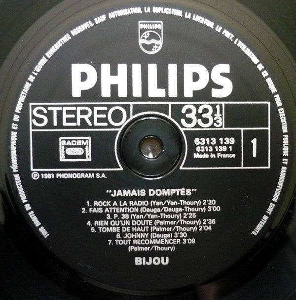 Bijou (2) -Jamais Domptés