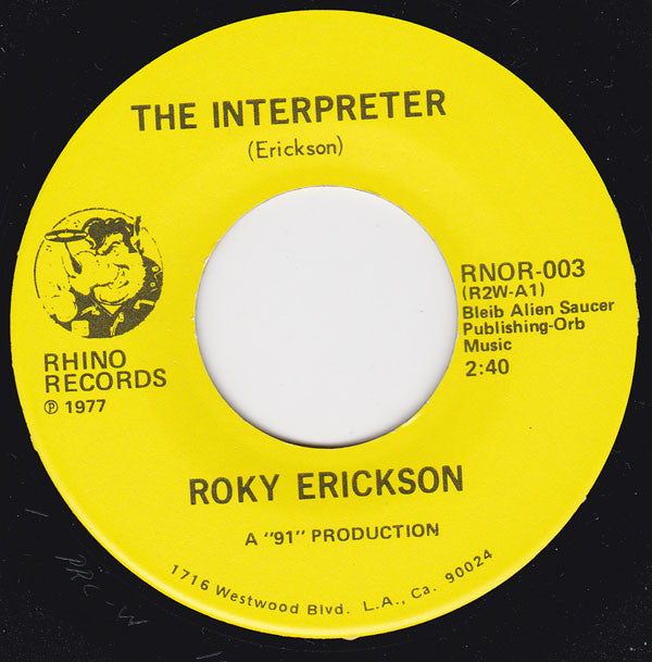 Roky Erickson -Bermuda / The Interpreter