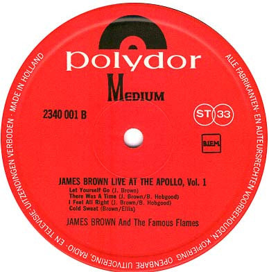 James Brown &amp; The Famous Flames - Live At The Apollo Vol.1