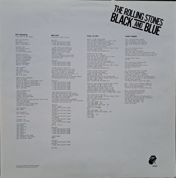 The Rolling Stones -Black And Blue