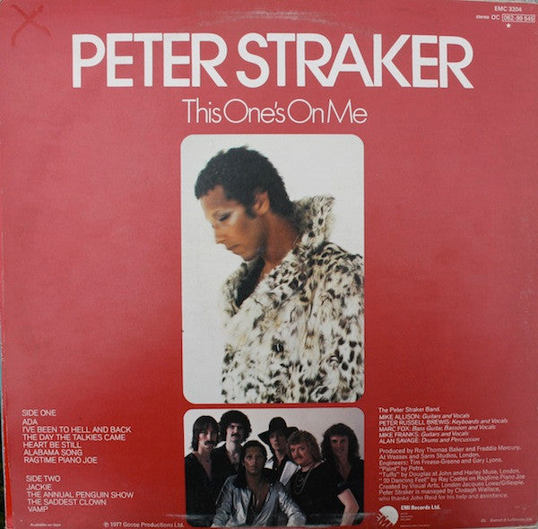 Peter Straker -This One's On Me