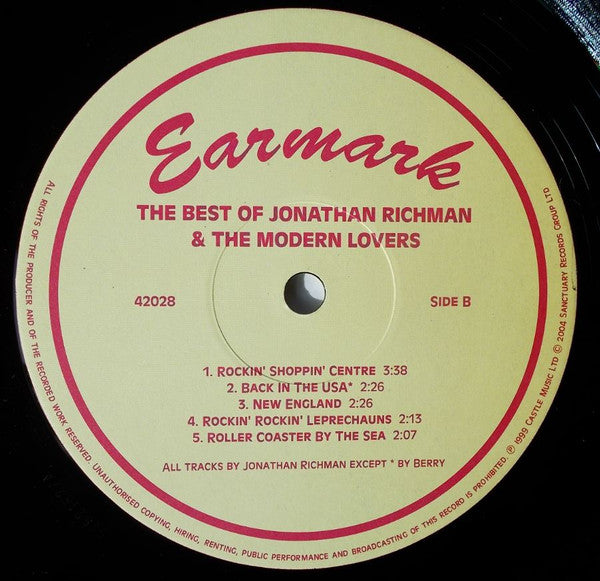 Jonathan Richman & The Modern Lovers -The Best Of