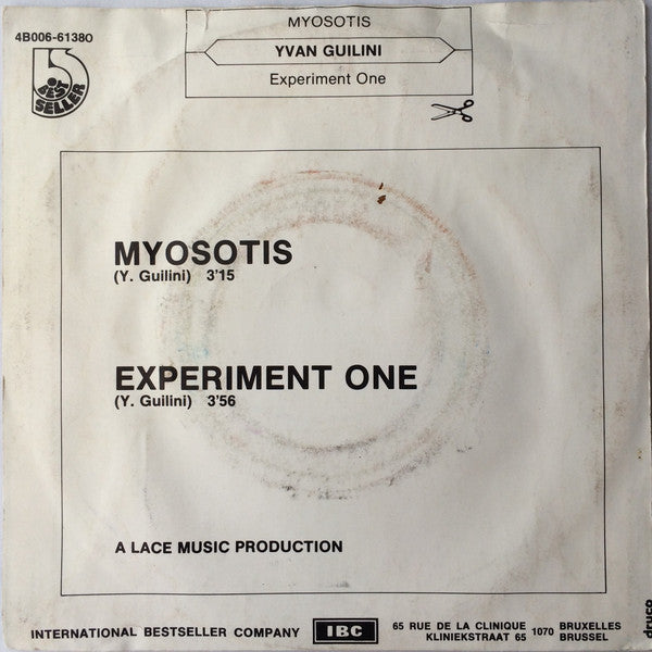 Yvan Guilini -Myosotis / Experiment One