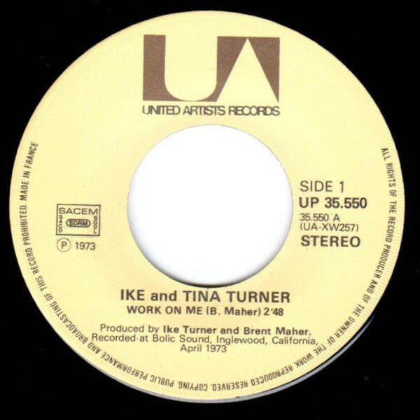 Ike & Tina Turner -Work On Me / Born Free