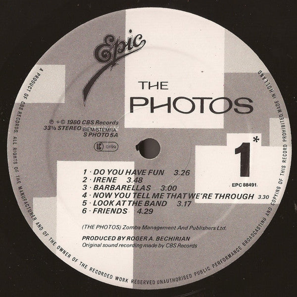 The Photos -The Photos