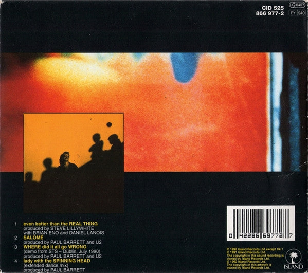 U2 - Even Better Than The Real Thing