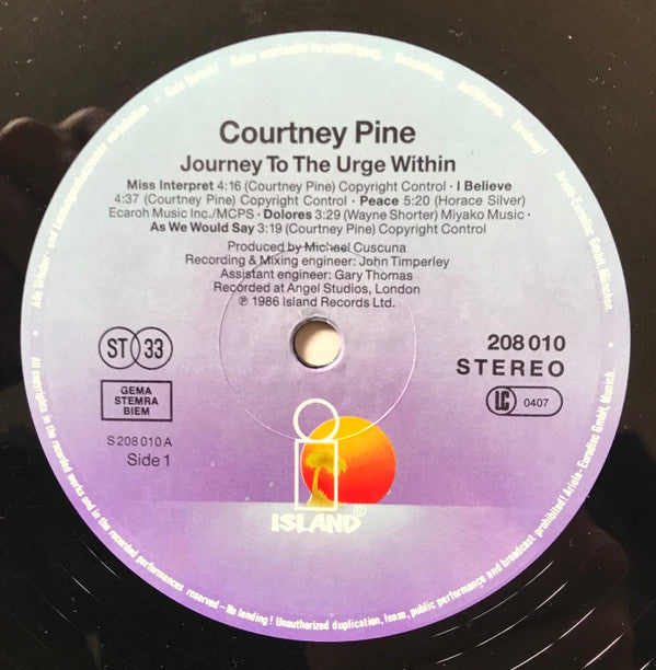 Courtney Pine -Journey To The Urge Within