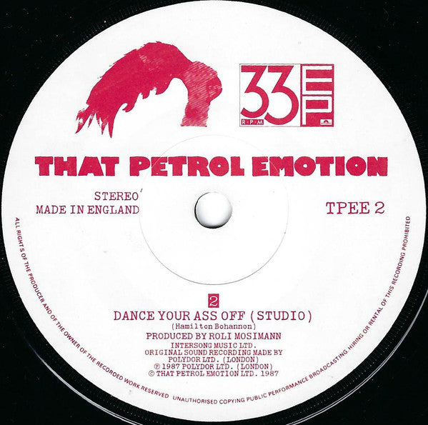 That Petrol Emotion -Live 33RPM EP