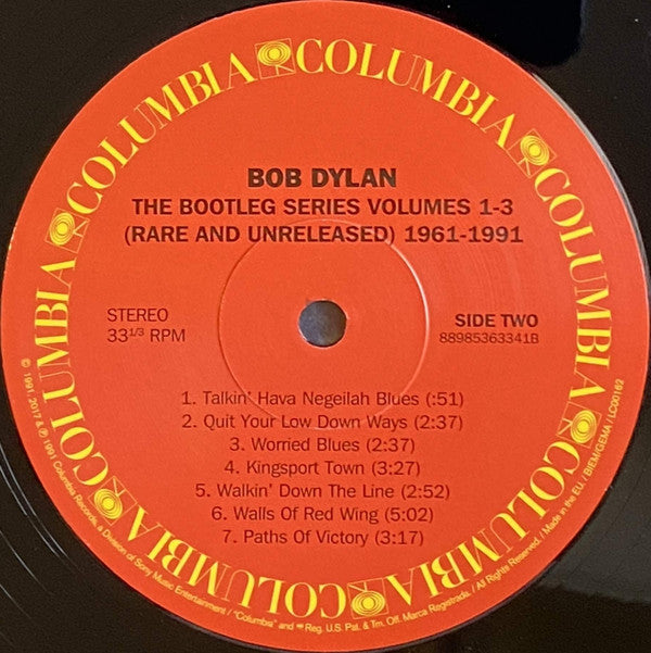 Bob Dylan -The Bootleg Series Volumes 1 - 3 [Rare & Unreleased] 1961-1991