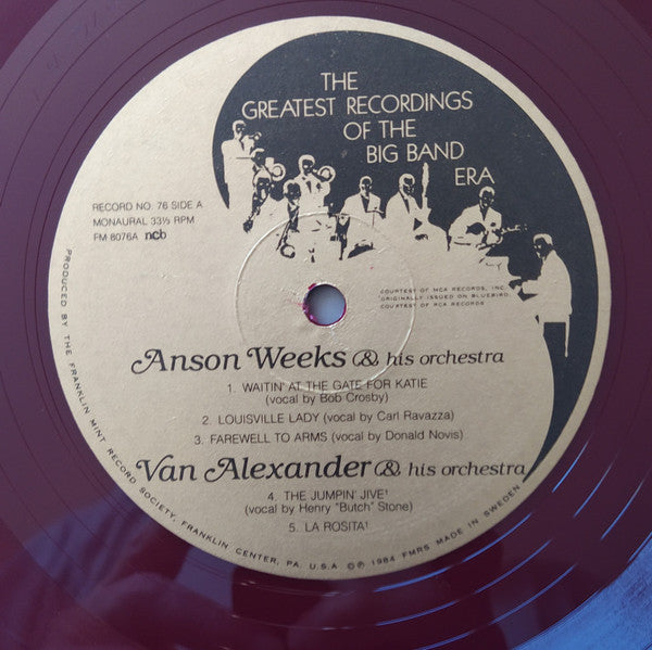 Various - The Greatest Recordings Of The Big Band Era