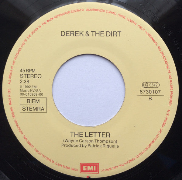 Derek & The Dirt -Watchlove