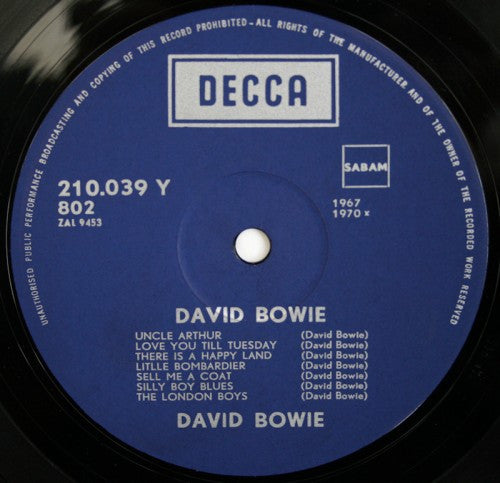 David Bowie -David Bowie