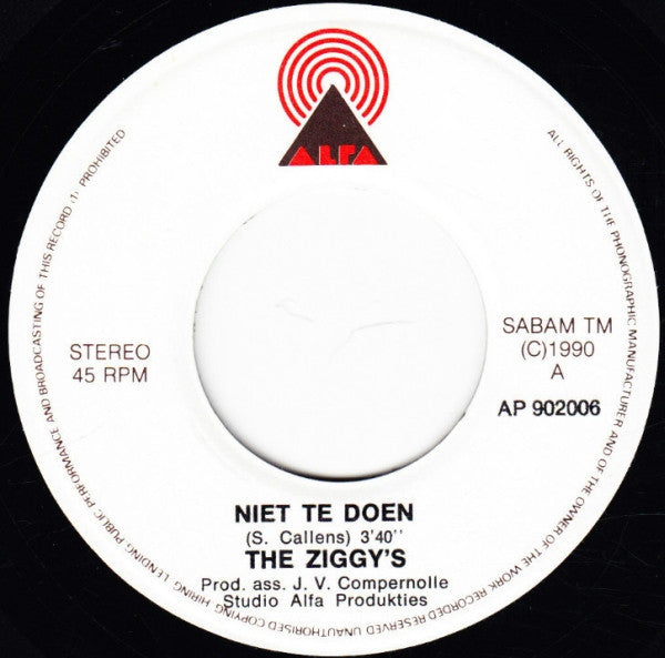The Ziggy's - Niet Te Doen!