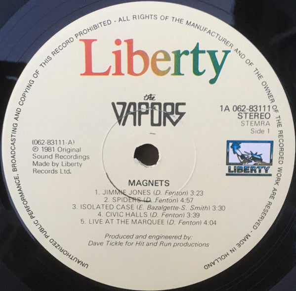 The Vapors -Magnets