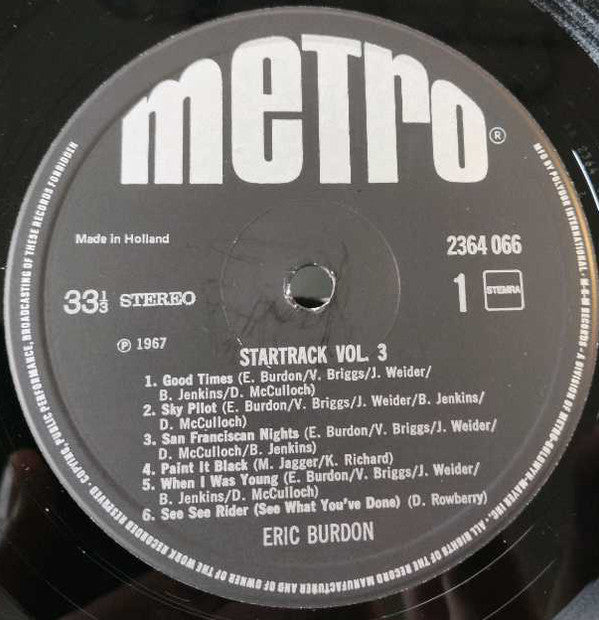 Eric Burdon -Startrack Vol. 3