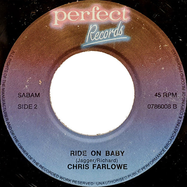 Chris Farlowe -Out Of Time / Ride On Baby