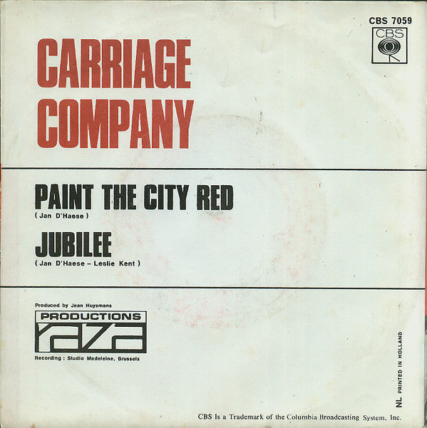 Carriage Company -Paint The City Red