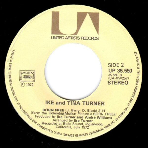 Ike & Tina Turner -Work On Me / Born Free