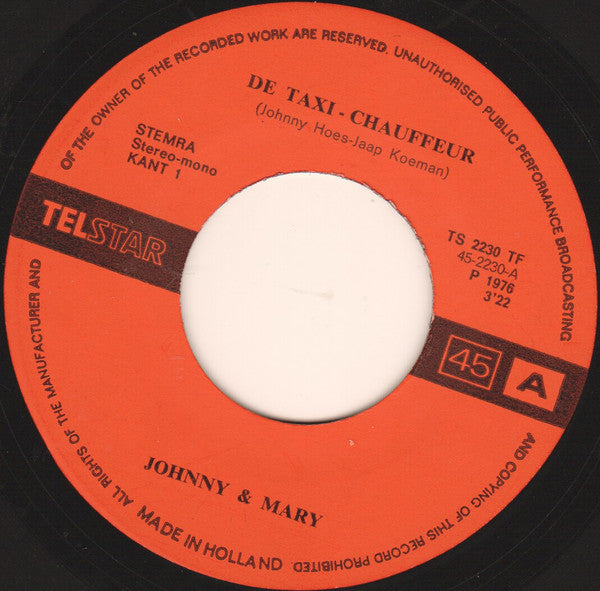 Johnny & Mary -De Taxichauffeur