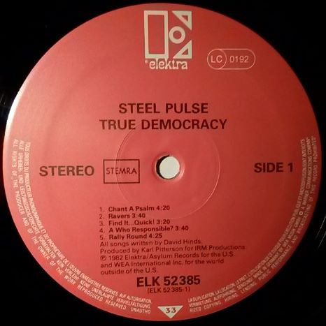 Steel Pulse -True Democracy