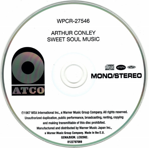 Arthur Conley -Sweet Soul Music