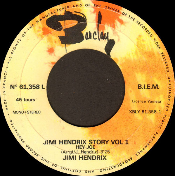 Jimi Hendrix -Hey Joe