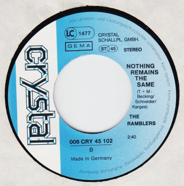 The Ramblers* -The Kids Are Back To Rock'n Roll