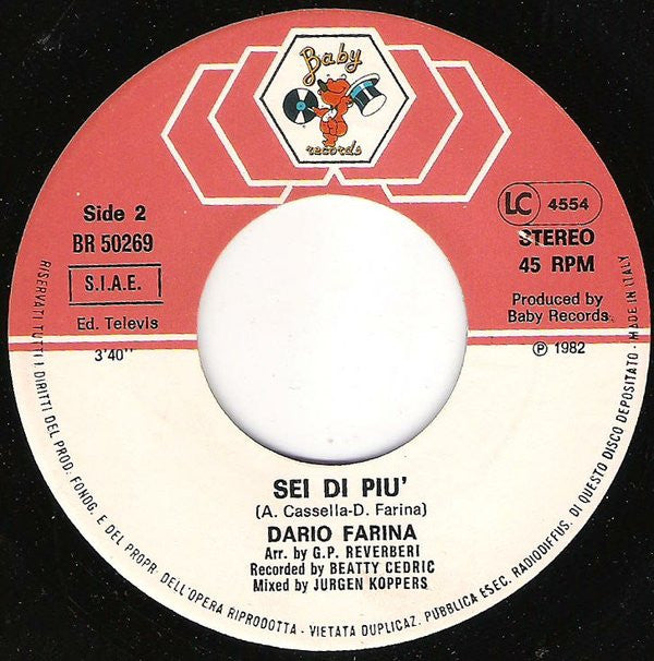 Dario Farina -Sei La Sola Che Amo